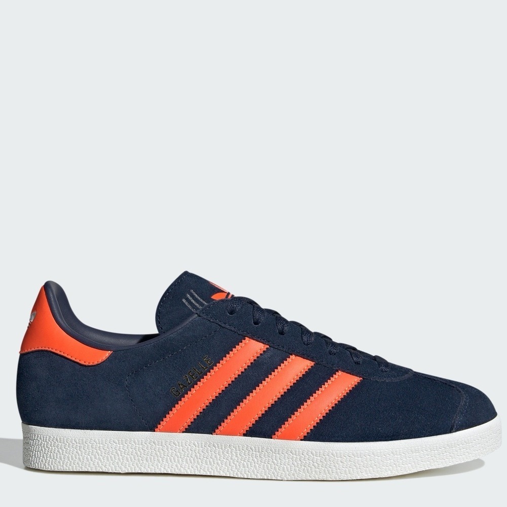 Adidas Men's Gazelle Originals Size 7.5 Navy Blue Orange |JH5390| NWT BNIB